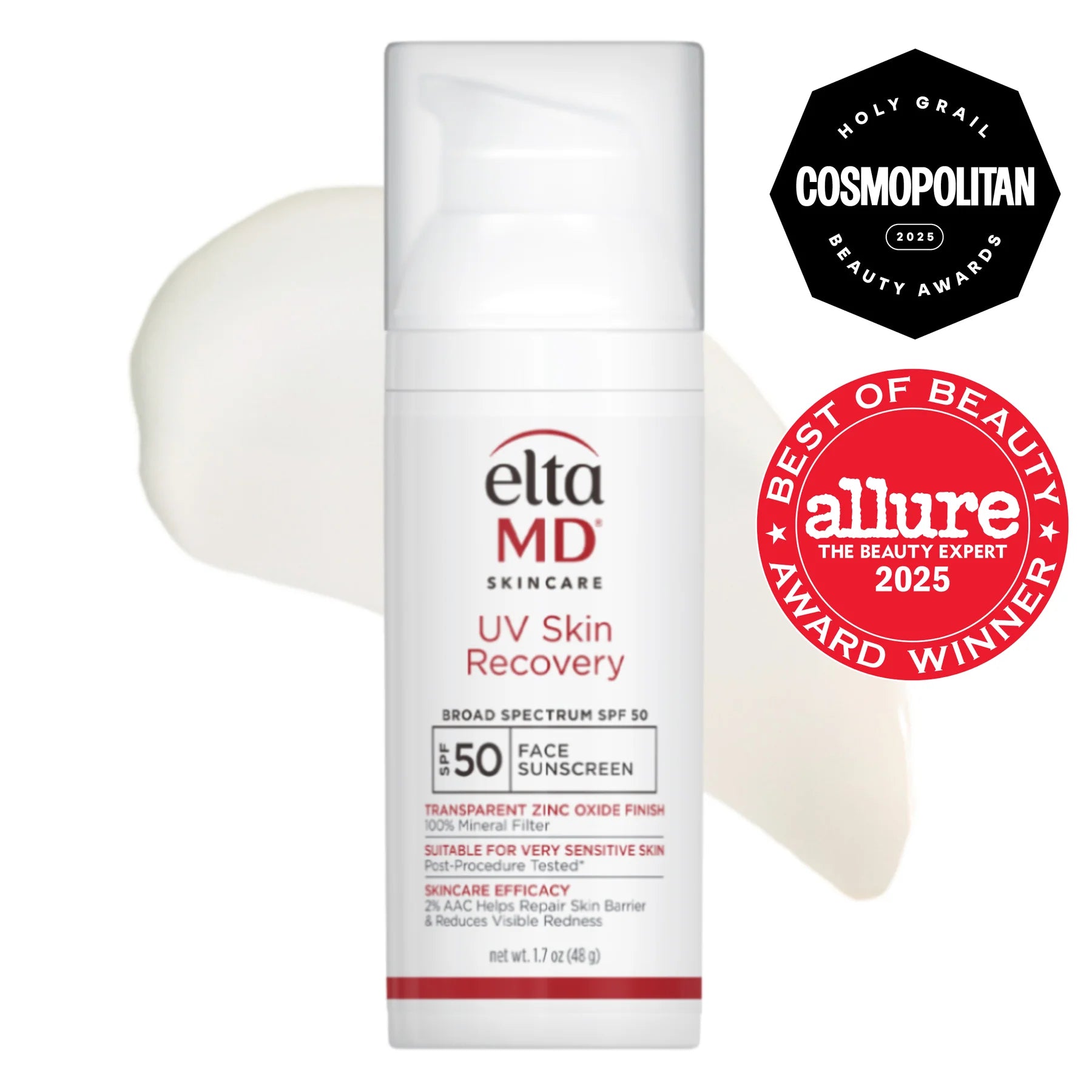 EltaMD UV Skin Recovery Broad Spectrum SPF 50 Face Sunscreen 1.7oz